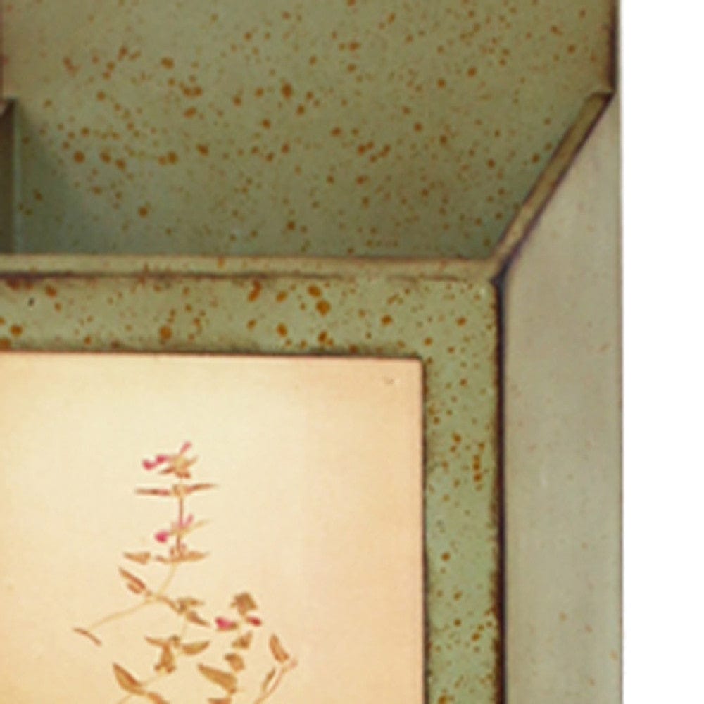 42" X 10" X 5" Green Rustic Vertical - Newspaper & Magazine Rack - Homeroots - Flyclothing LLC