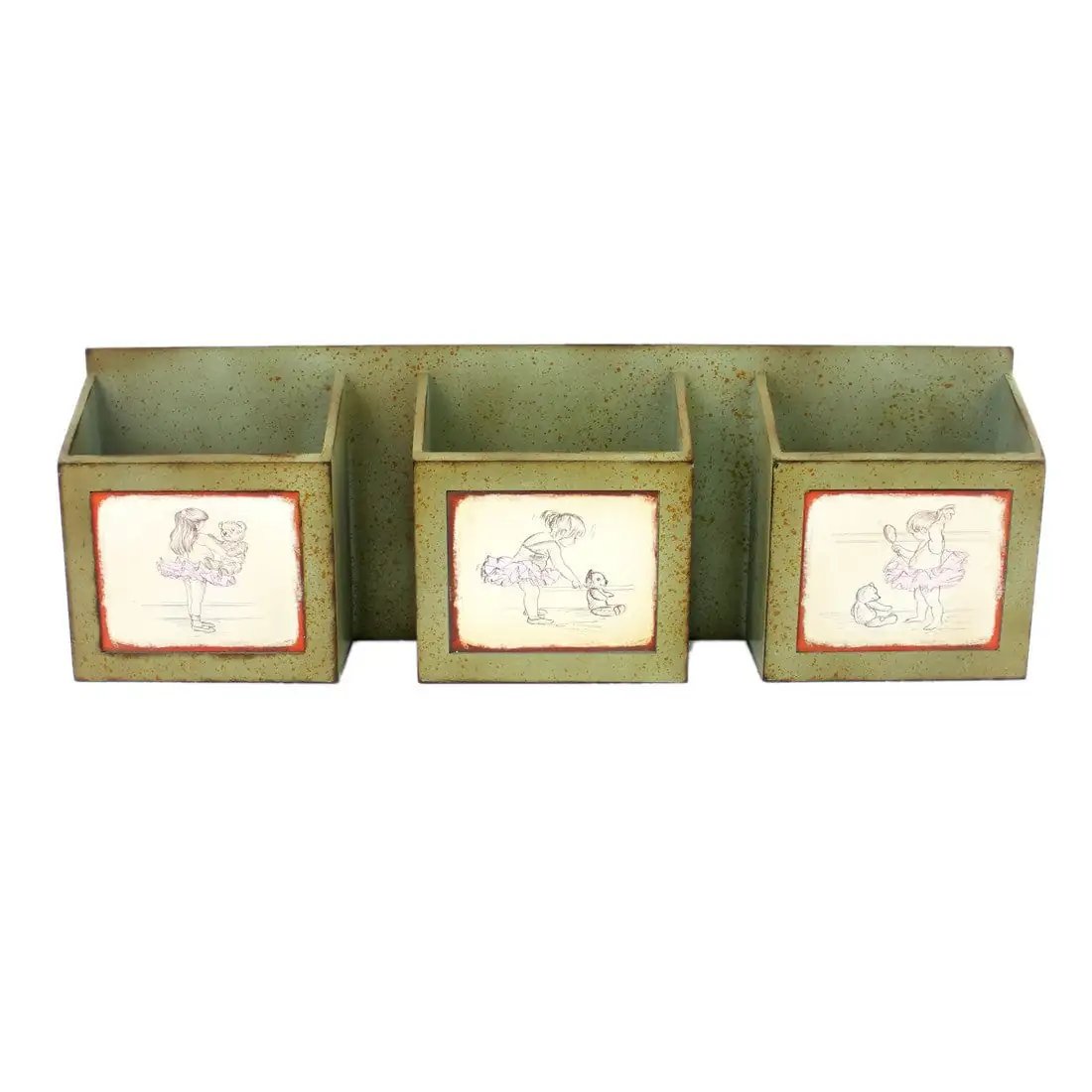 12" X 36" Green Wood Wall Decor - Homeroots - Flyclothing LLC