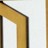 24" X 24" X 1" Bright Gold Mirrored Wooden  Wall Decor - Homeroots
