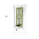 17" X 6" Green Wood Wall Decor - Homeroots - Flyclothing LLC