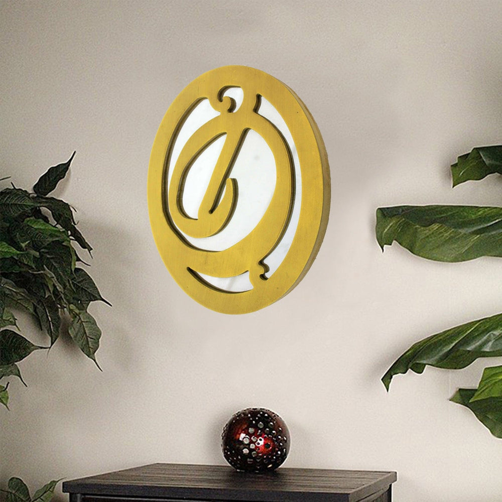 10" X 8" Yellow Wood Wall Decor - Homeroots - Flyclothing LLC