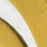 10" X 8" Yellow Wood Wall Decor - Homeroots