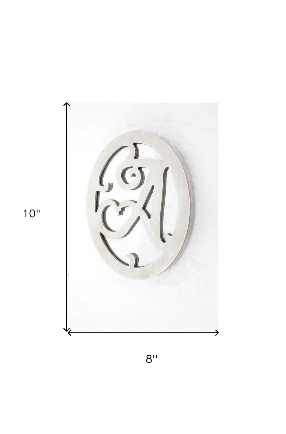 10" X 8" White Wood Wall Decor - Homeroots - Flyclothing LLC