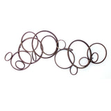 55" X 22" Bronze Metal Wall Decor - Homeroots - Flyclothing LLC