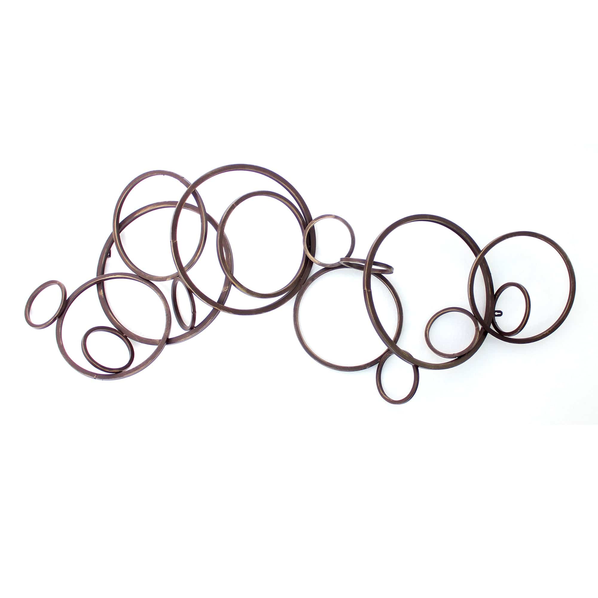 55" X 22" Bronze Metal Wall Decor - Homeroots - Flyclothing LLC