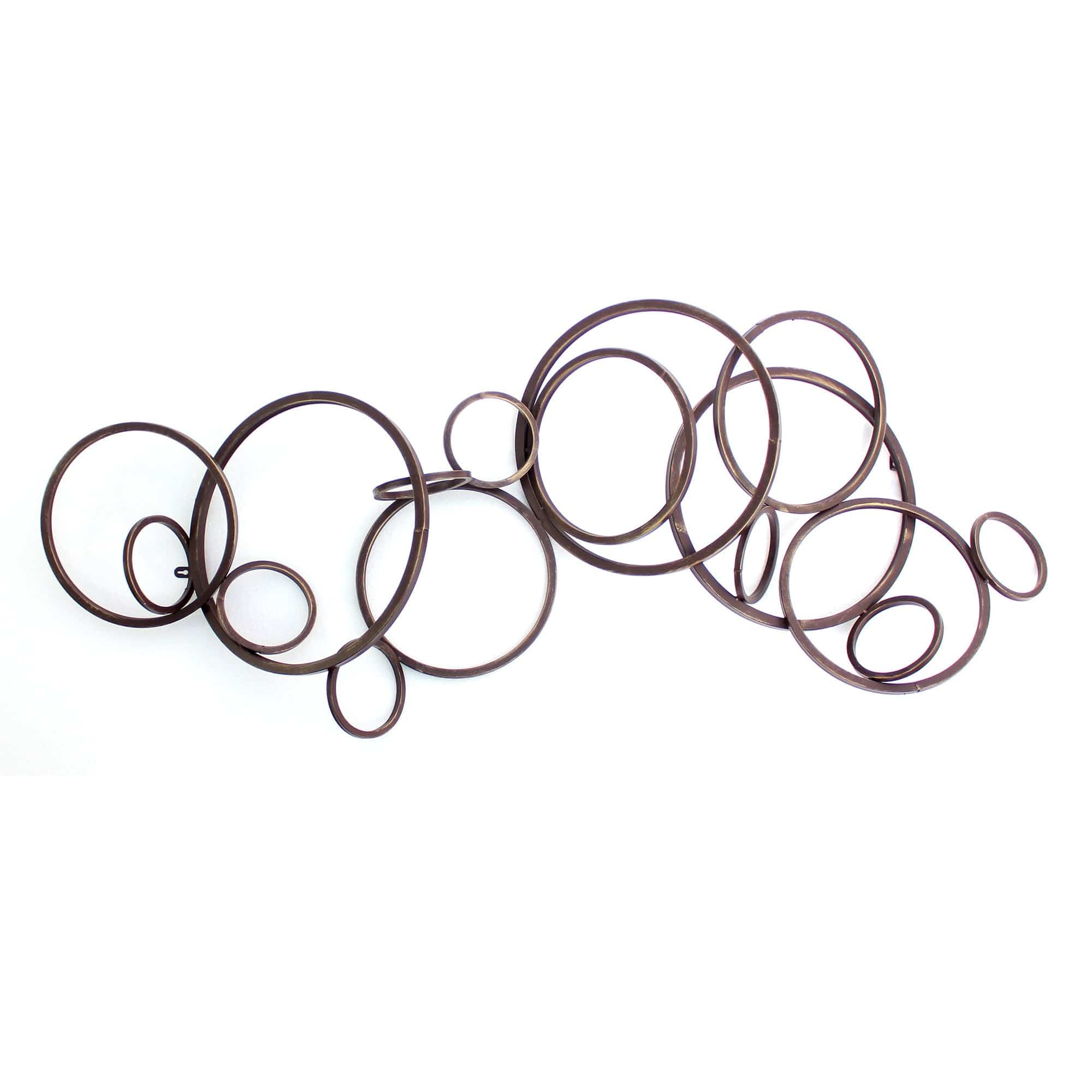 55" X 22" Bronze Metal Wall Decor - Homeroots - Flyclothing LLC