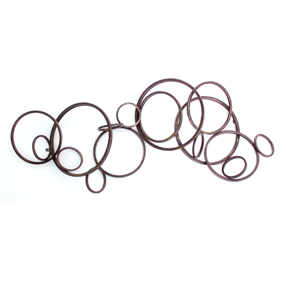 55" X 22" Bronze Metal Wall Decor - Homeroots - Flyclothing LLC