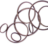 55" X 22" Bronze Metal Wall Decor - Homeroots - Flyclothing LLC