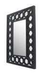 Black Square Accent Mirror - Homeroots