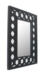 Black Square Accent Mirror - Homeroots