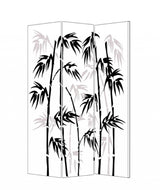 48 X 72 Multi Color Wood Canvas Bamboo Leaf Screen - Homeroots - Flyclothing LLC