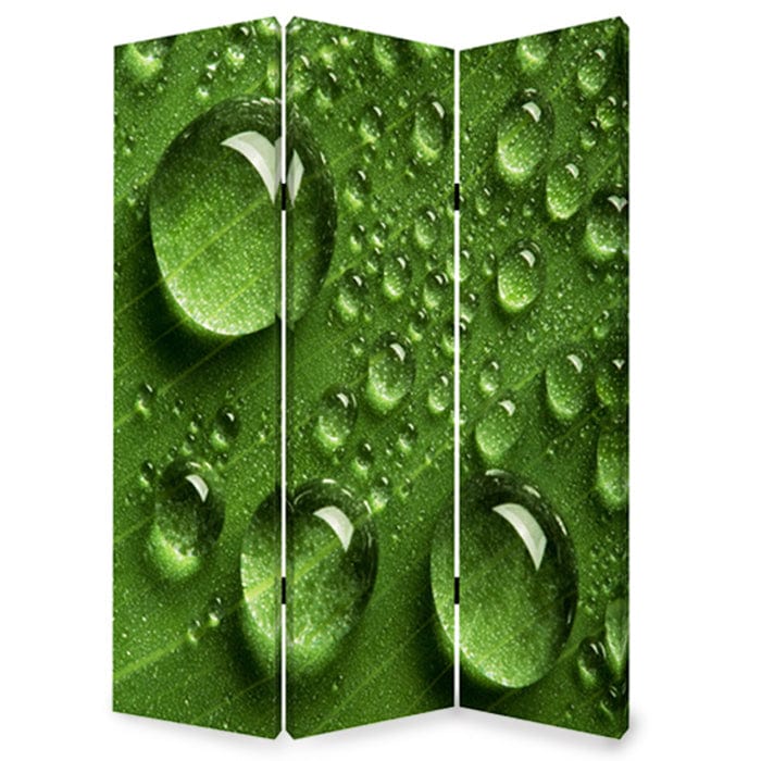 48" X 72" Multi Color Wood Canvas Rain Screen - Homeroots - Flyclothing LLC