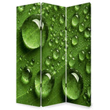 48" X 72" Multi Color Wood Canvas Rain  Screen - Homeroots