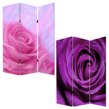 48 X 72 Multi Color Wood Canvas Flourish Screen - Homeroots - Flyclothing LLC