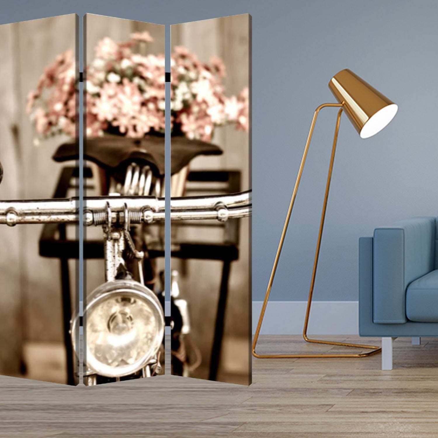 48" X 72" Multi Color Wood Canvas Valentine Screen - Homeroots - Flyclothing LLC