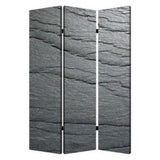 48" X 72" Multi Color Wood Canvas Black Slate Screen - Homeroots - Flyclothing LLC
