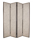 80 X 84 Beige Wood & Fabric Screen - Homeroots - Flyclothing LLC