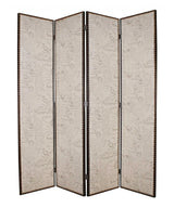 80 X 84 Beige Wood & Fabric Screen - Homeroots - Flyclothing LLC