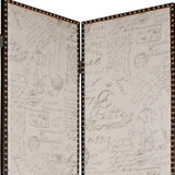 80 X 84 Beige Wood & Fabric Screen - Homeroots - Flyclothing LLC