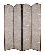 80 X 84 Tan Wood Galore Screen - Homeroots - Flyclothing LLC