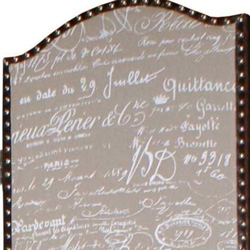 80 X 84 Tan Wood Galore Screen - Homeroots - Flyclothing LLC