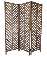63 X 72 Brown Wood Screen - Homeroots - Flyclothing LLC
