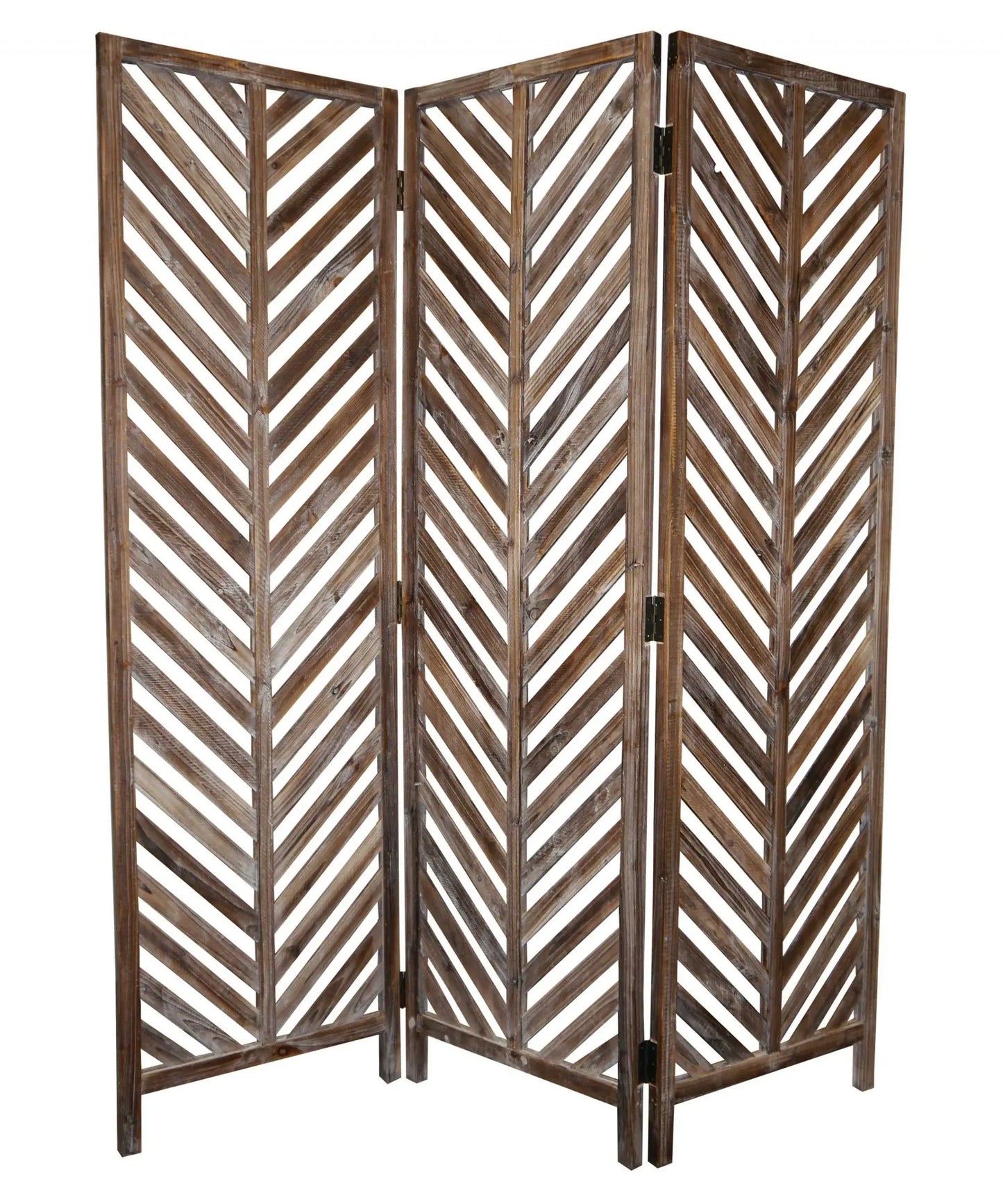 63 X 72 Brown Wood Screen - Homeroots - Flyclothing LLC