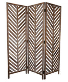 63 X 72 Brown Wood Screen - Homeroots - Flyclothing LLC