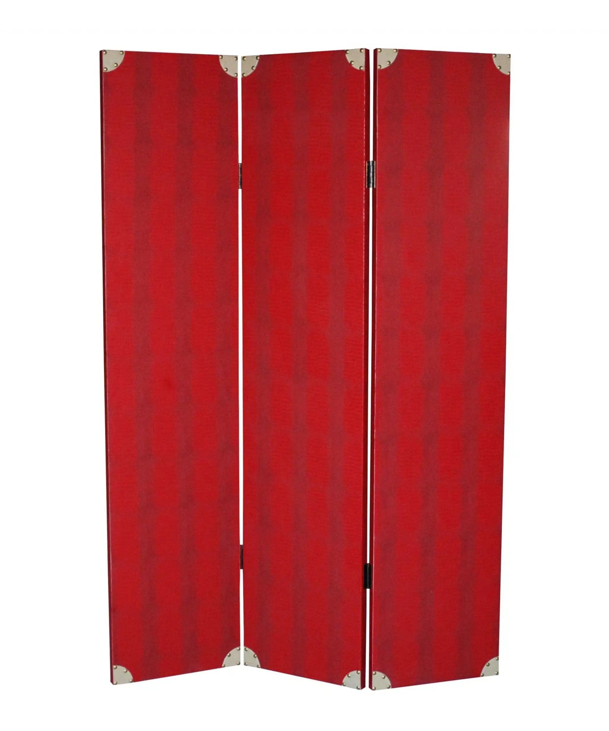 47 X 71 Red Wood Screen - Homeroots - Flyclothing LLC