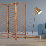60 X 69 Natural Rope Wooden Screen - Homeroots - Flyclothing LLC