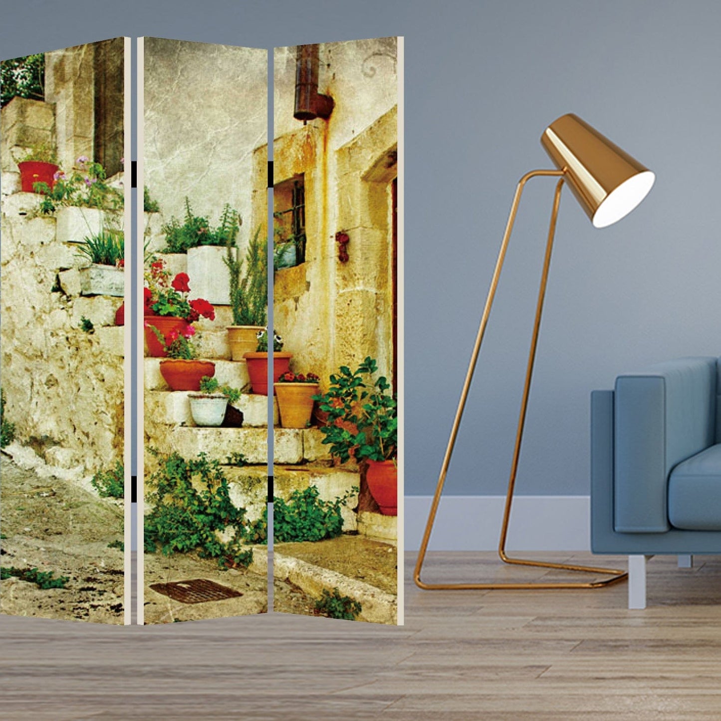48 X 72 Multi Color Spanish Tidings Screen - Homeroots - Flyclothing LLC
