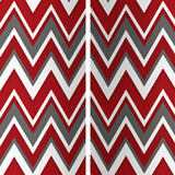 84" X 84" Red And Gray Wood Canvas Screen - Homeroots - Flyclothing LLC