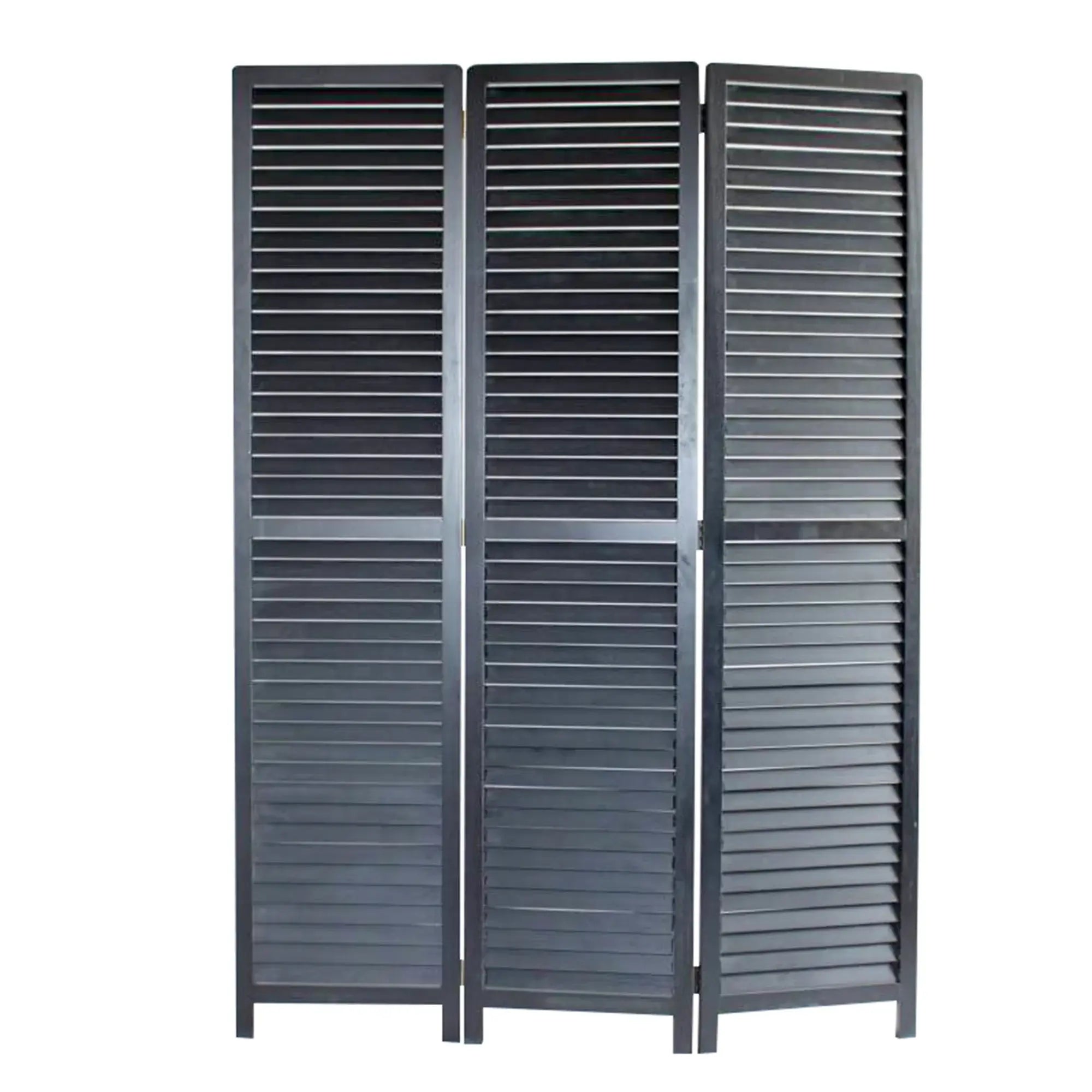 47 X 67 Black Wood Screen - Homeroots - Flyclothing LLC
