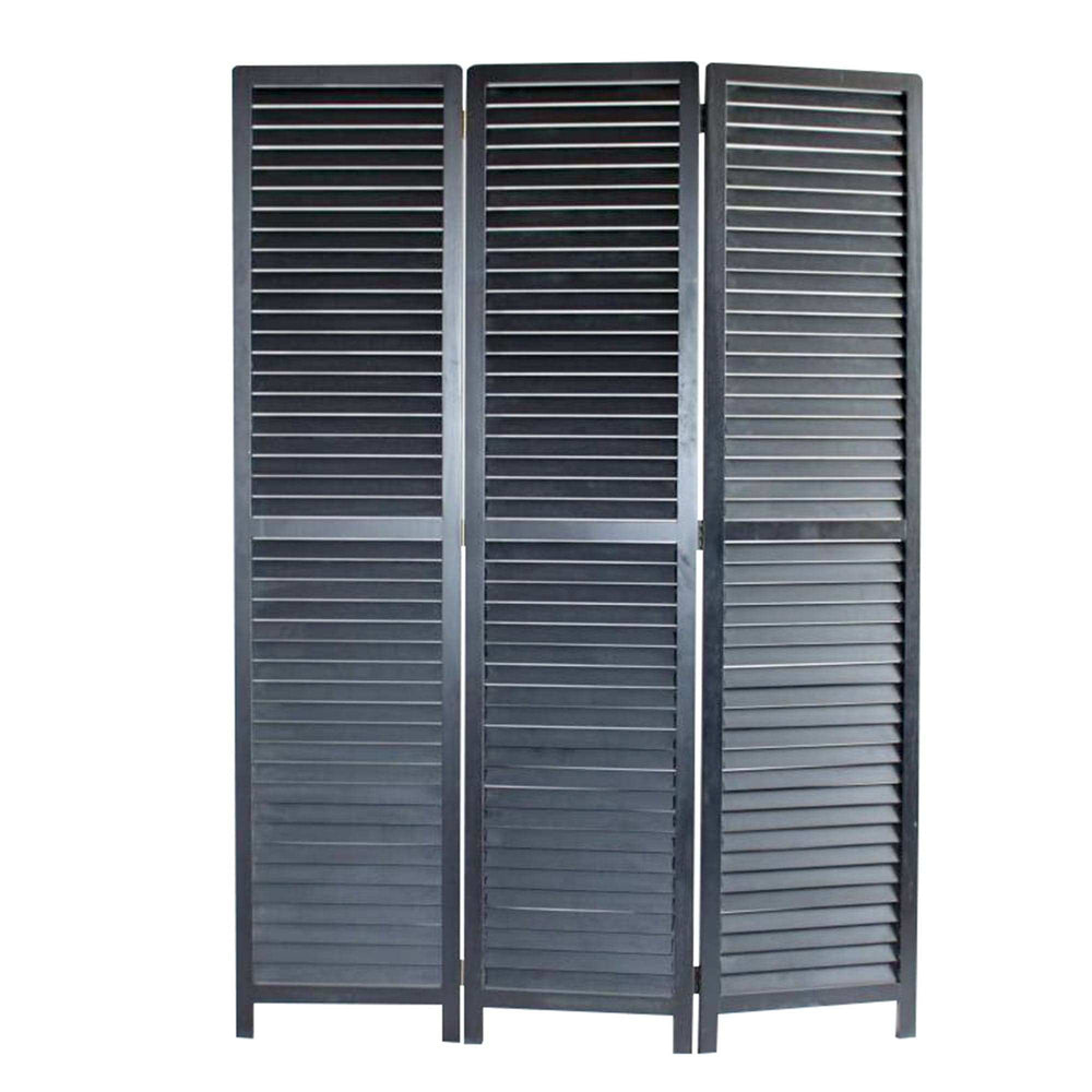 47 X 67 Black Wood Screen - Homeroots - Flyclothing LLC