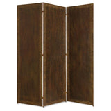 65" X 72" Bronze Wood Forger Screen - Homeroots - Flyclothing LLC