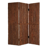 62" X 72" Brown Wood Tahoe Screen - Homeroots - Flyclothing LLC