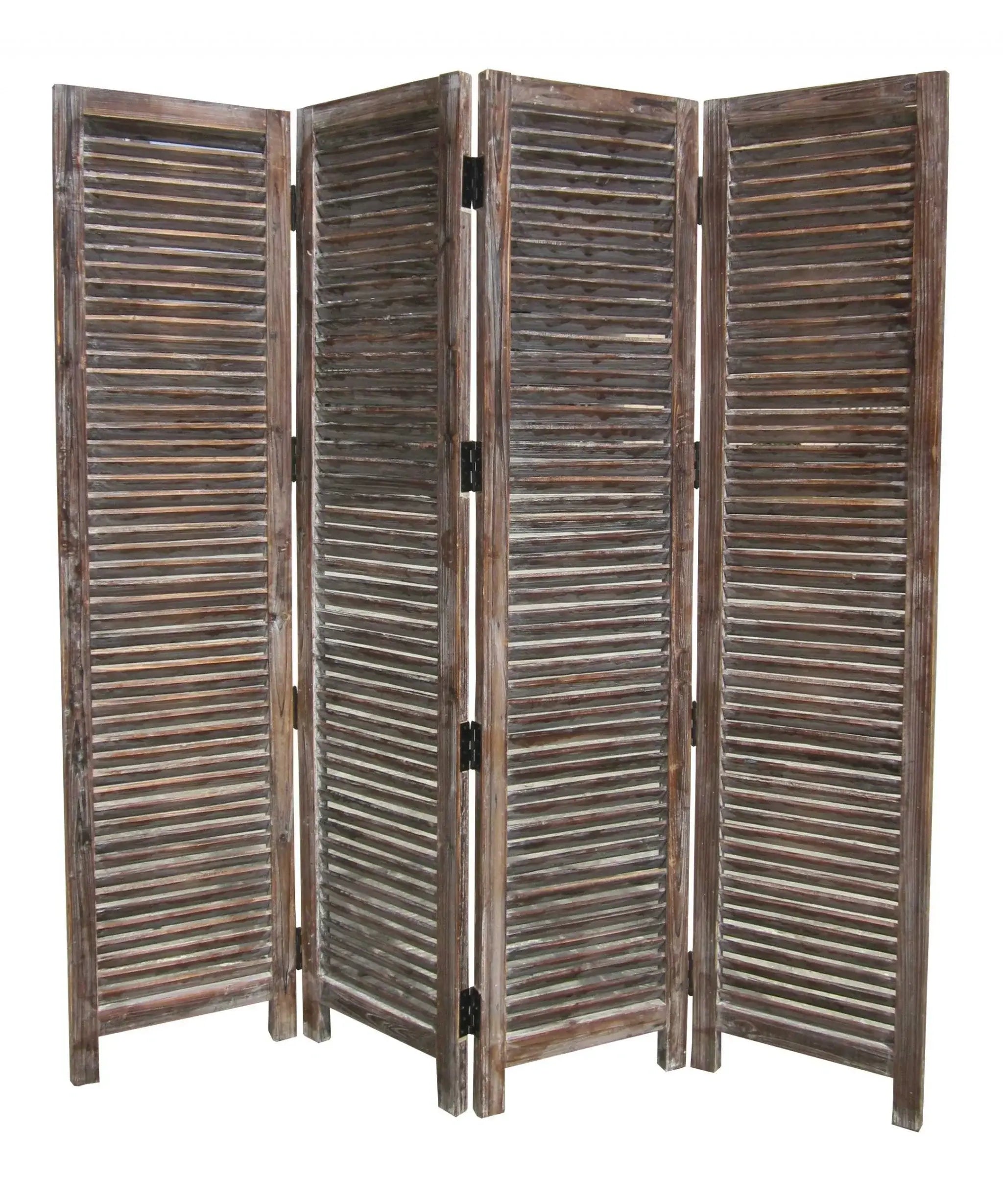 80 X 84 Brown Wood Screen - Homeroots - Flyclothing LLC