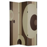 48" X 72" Multi Color Wood Canvas 3 Panel Screen - Homeroots - Flyclothing LLC