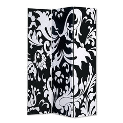 48" X 72" Multi Color Wood Canvas  3 Panel Screen - Homeroots