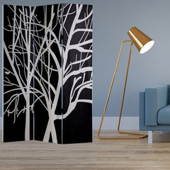 48" X 72" Multi Color Wood Canvas Tranquillity  Screen - Homeroots