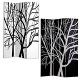 48" X 72" Multi Color Wood Canvas Tranquillity  Screen - Homeroots