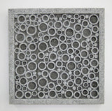 17" X 17" X 2" Brown Sandstone Square Bubble Design - Wall Decor - Homeroots - Flyclothing LLC