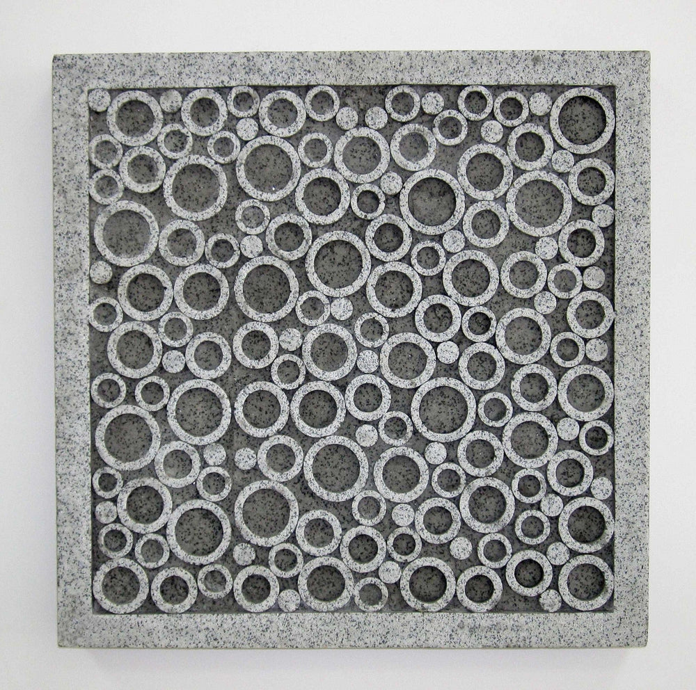 17" X 17" X 2" Brown Sandstone Square Bubble Design - Wall Decor - Homeroots - Flyclothing LLC