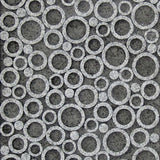 17" X 17" X 2" Brown Sandstone Square Bubble Design - Wall Decor - Homeroots - Flyclothing LLC