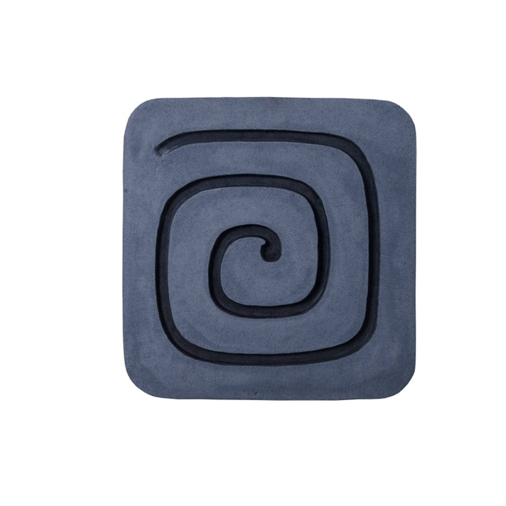19" X 19" X 2" Sandstone, Fine Polished, Square With Circles - Wall Decor - Homeroots - Flyclothing LLC