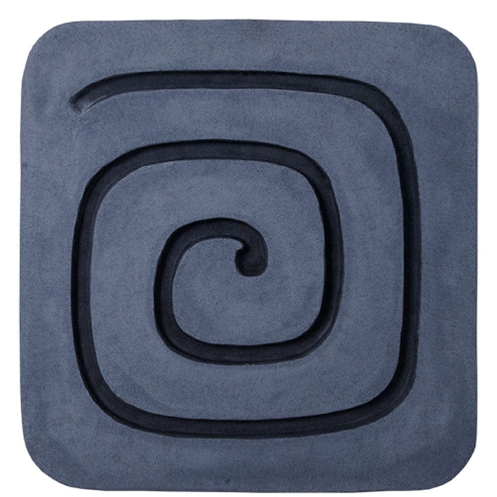 19" X 19" X 2" Sandstone, Fine Polished, Square With Circles - Wall Decor - Homeroots - Flyclothing LLC