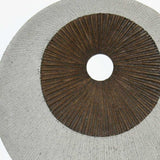 19" X 19" X 2.5" Grey And Brown Stone Wall Decor - Homeroots