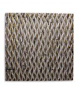 24" X 24" X 1" Raw Wood Look Silver Finish Square Wall Art Medium - Homeroots - Flyclothing LLC