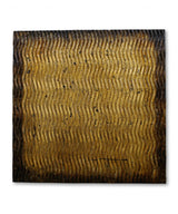 Bronze Metallic Ridge Wood Wall Art - Homeroots - Flyclothing LLC