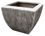 Large Distressed And Ribbed Flower Pot Planter - Homeroots - Flyclothing LLC